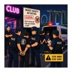 Singapore Police Raid Secret Societies: 13 Men Arrested in Island-Wide Crackdown
