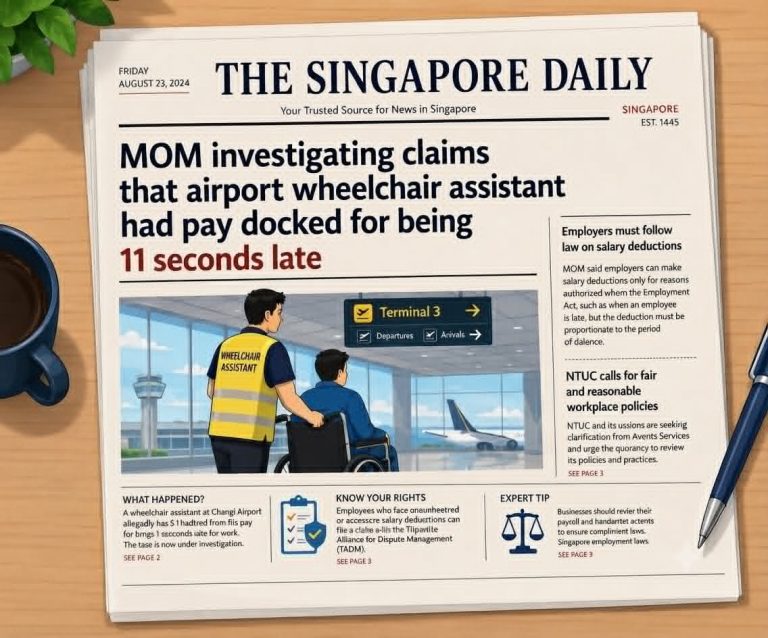Singapore salary deduction rules