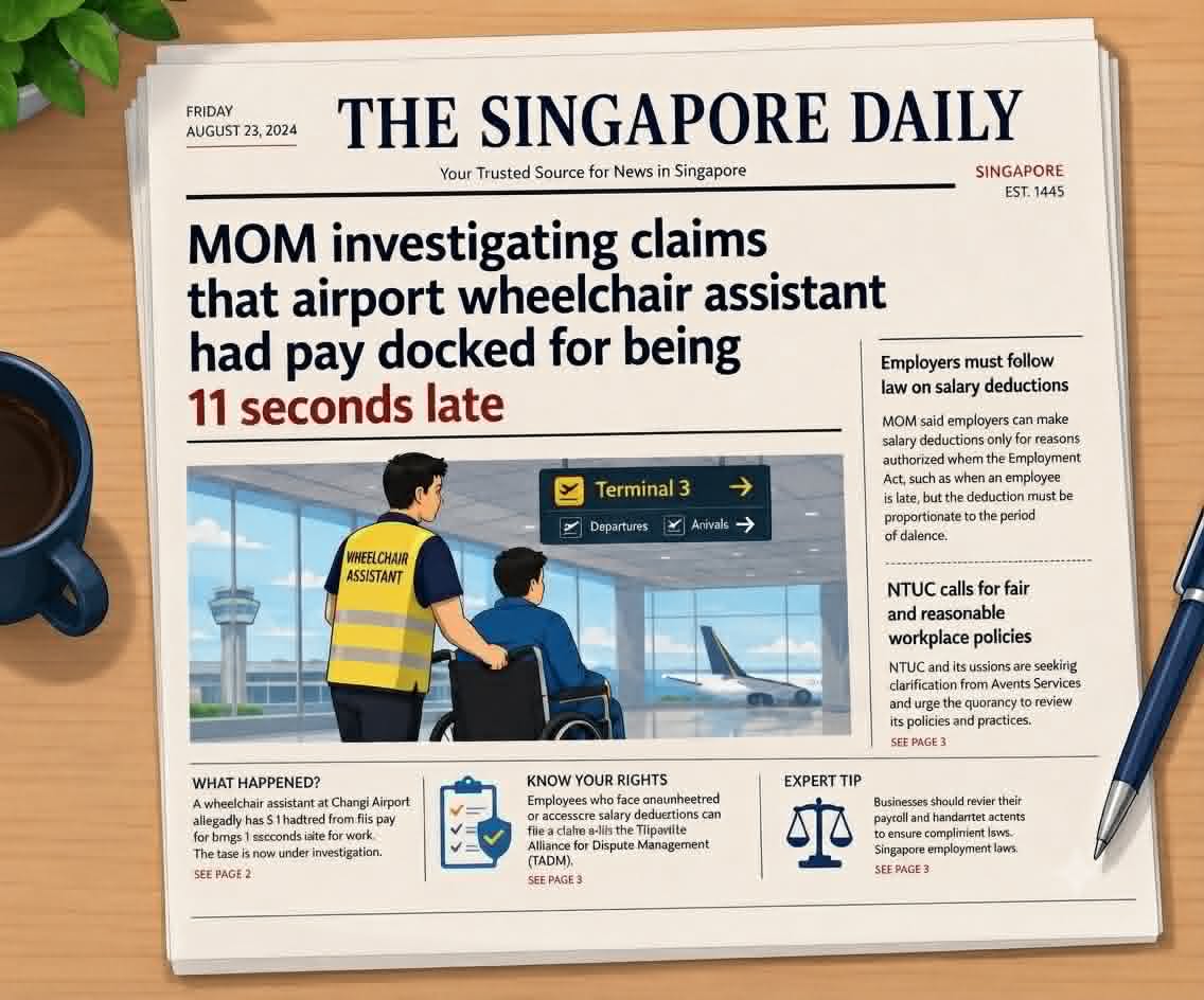 Singapore salary deduction rules